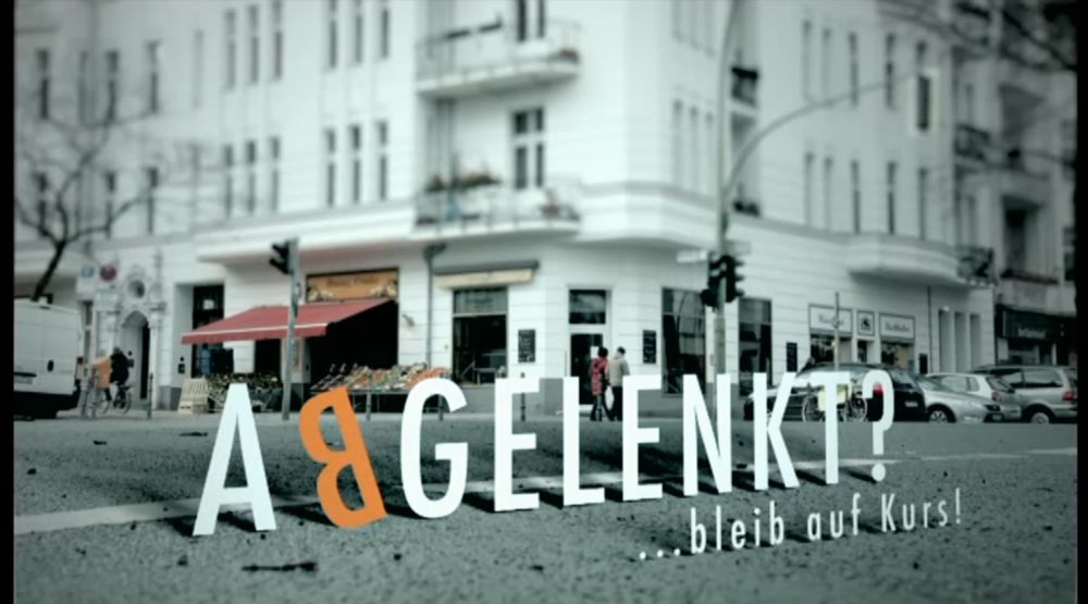 Abgelenkt? ... bleib auf Kurs!